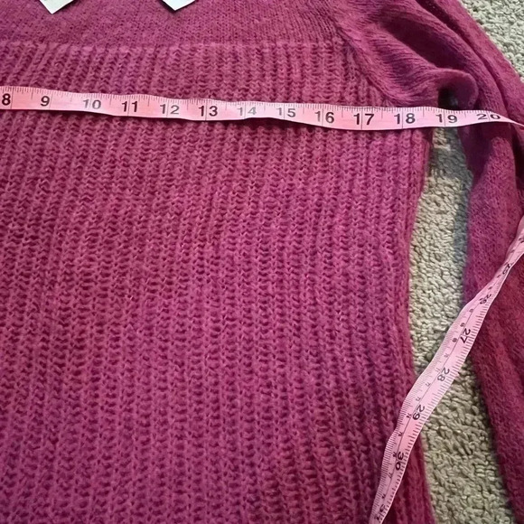 Ella moss size S women’s knit sweater penelope Malaga magenta pink - Picture 10 of 10
